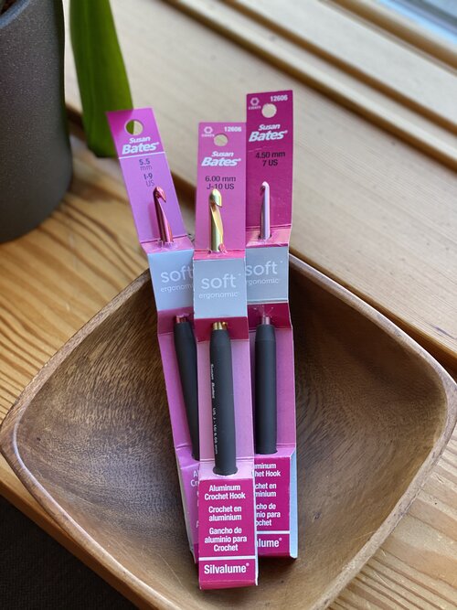 Soft Ergonomic Crochet Hook - Susan Bates