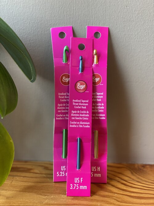 Aluminum Crochet Hook -Boye