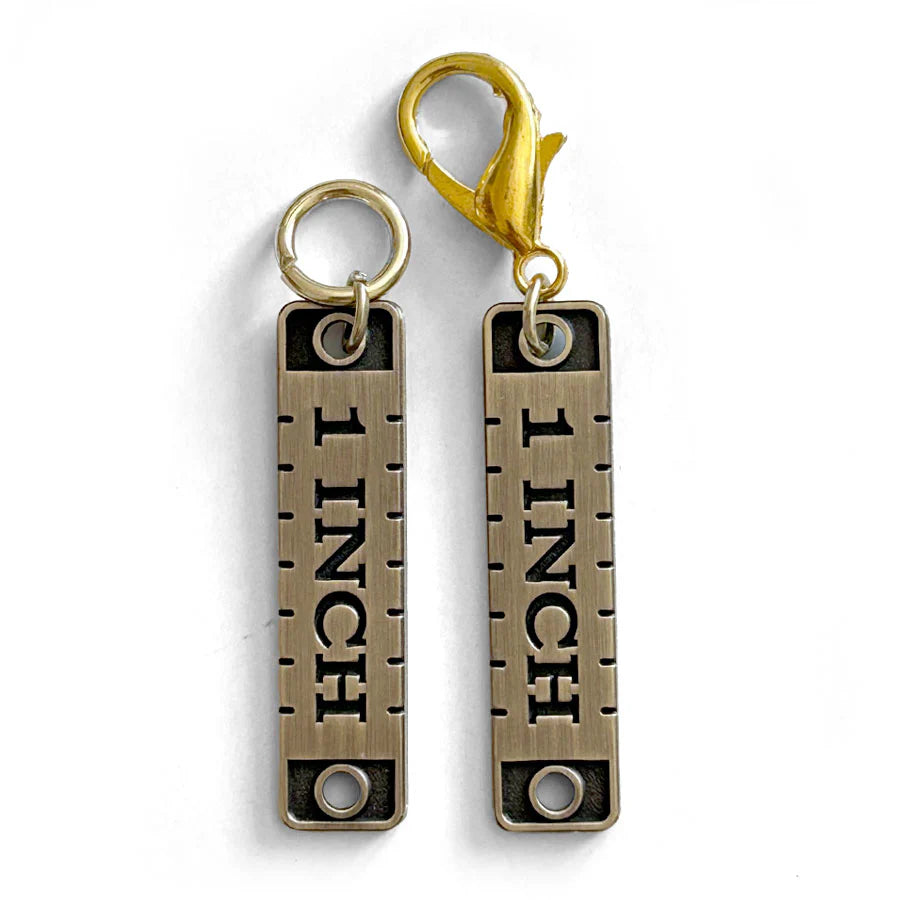 1" Ruler Charm w/ Claw Clasp