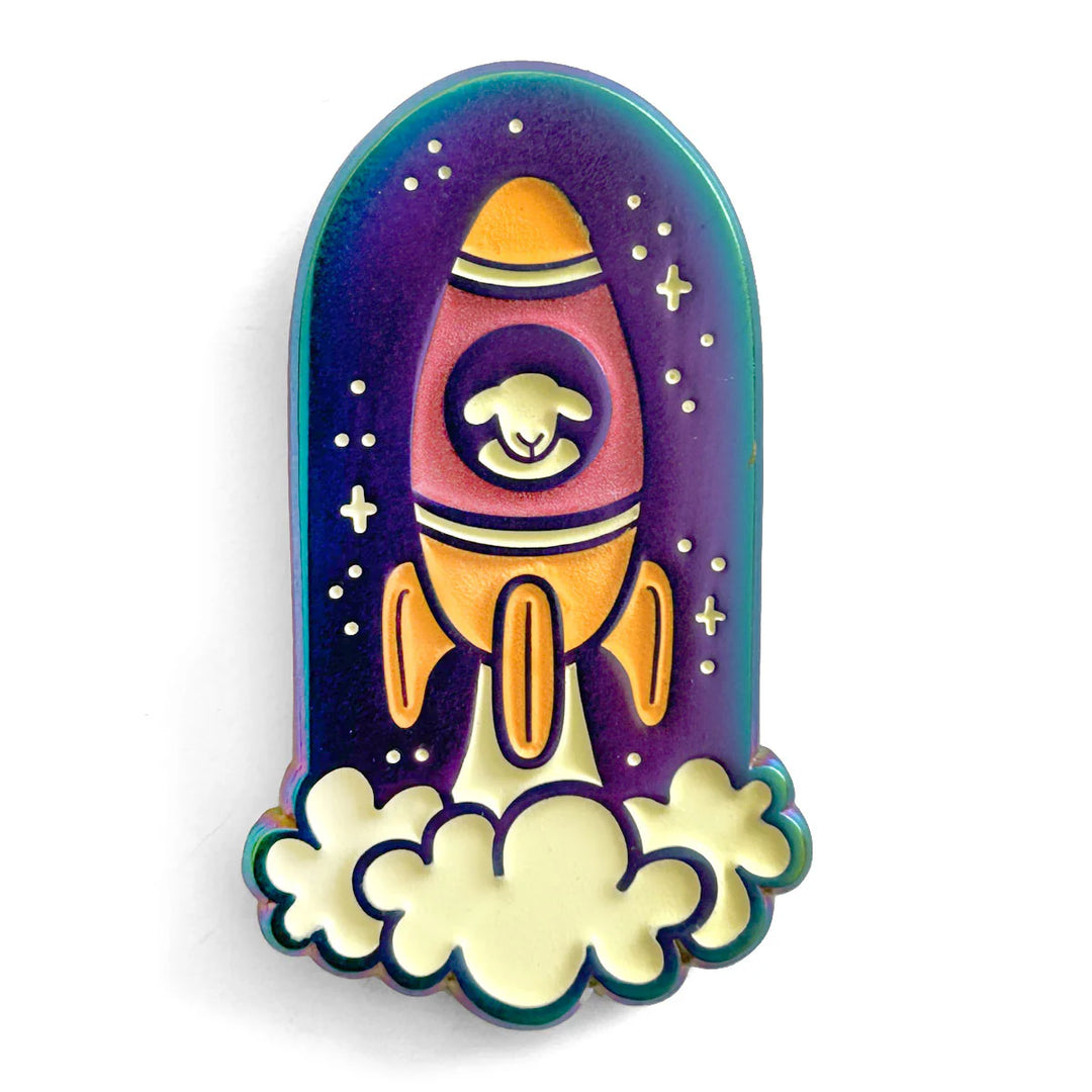 Space Craft Enamel Pin