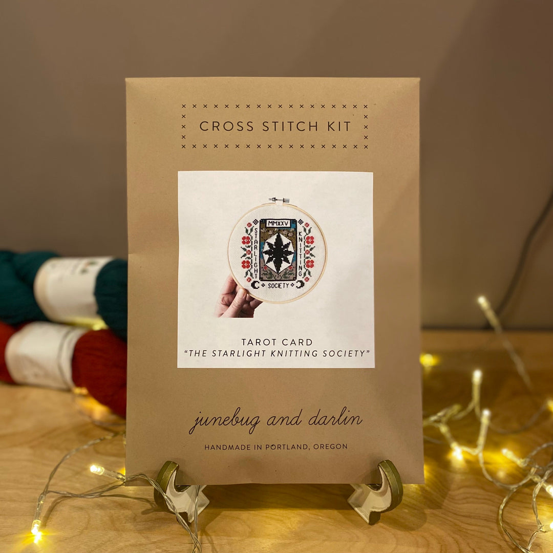 Starlight Tarot Card Cross Stitch Kit