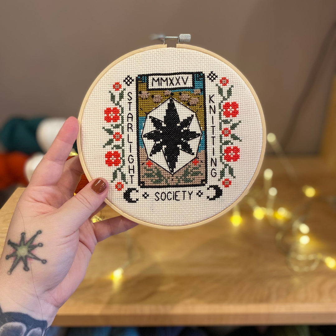 Starlight Tarot Card Cross Stitch Kit