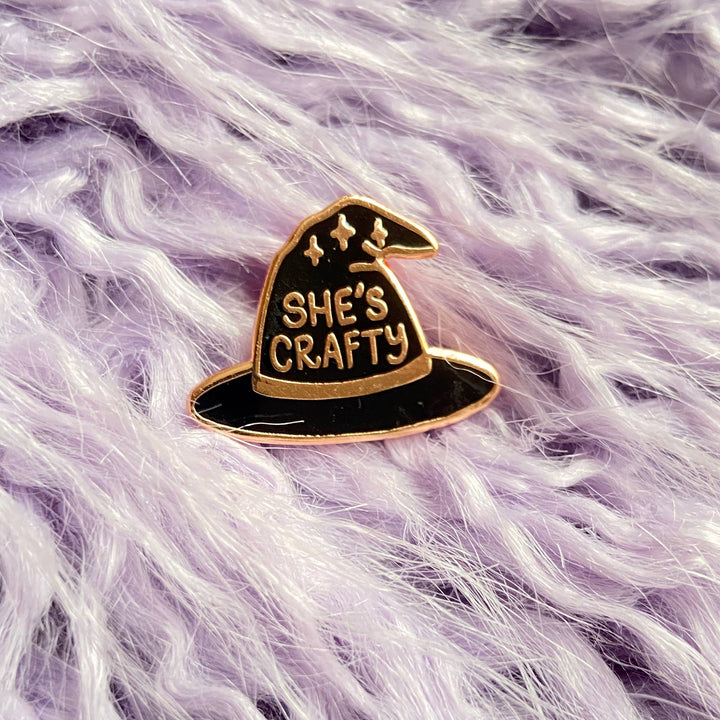 She's Crafty Enamel Lapel Pin