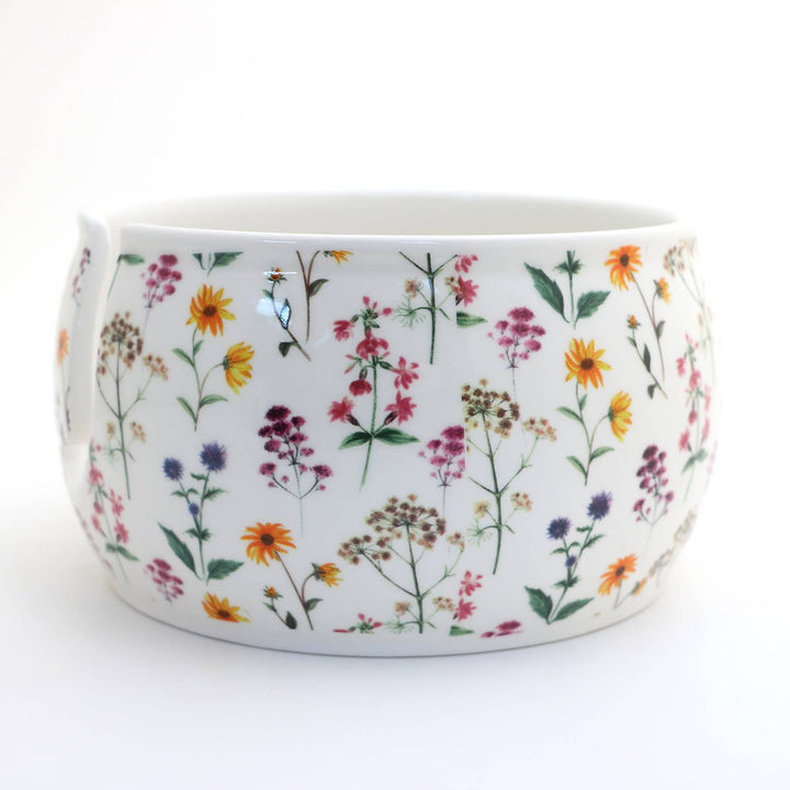 Wilflowers Ceramic Yarn Bowl