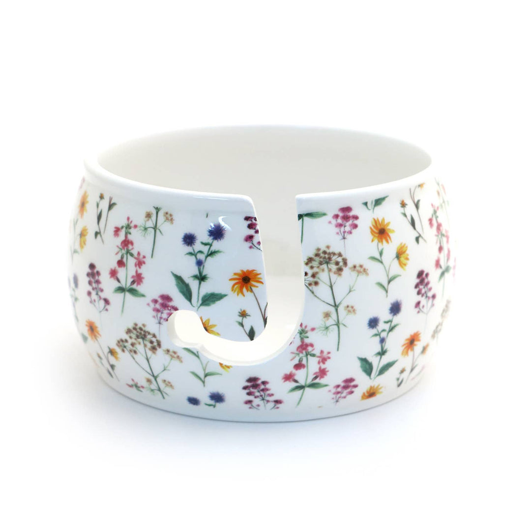 Wilflowers Ceramic Yarn Bowl