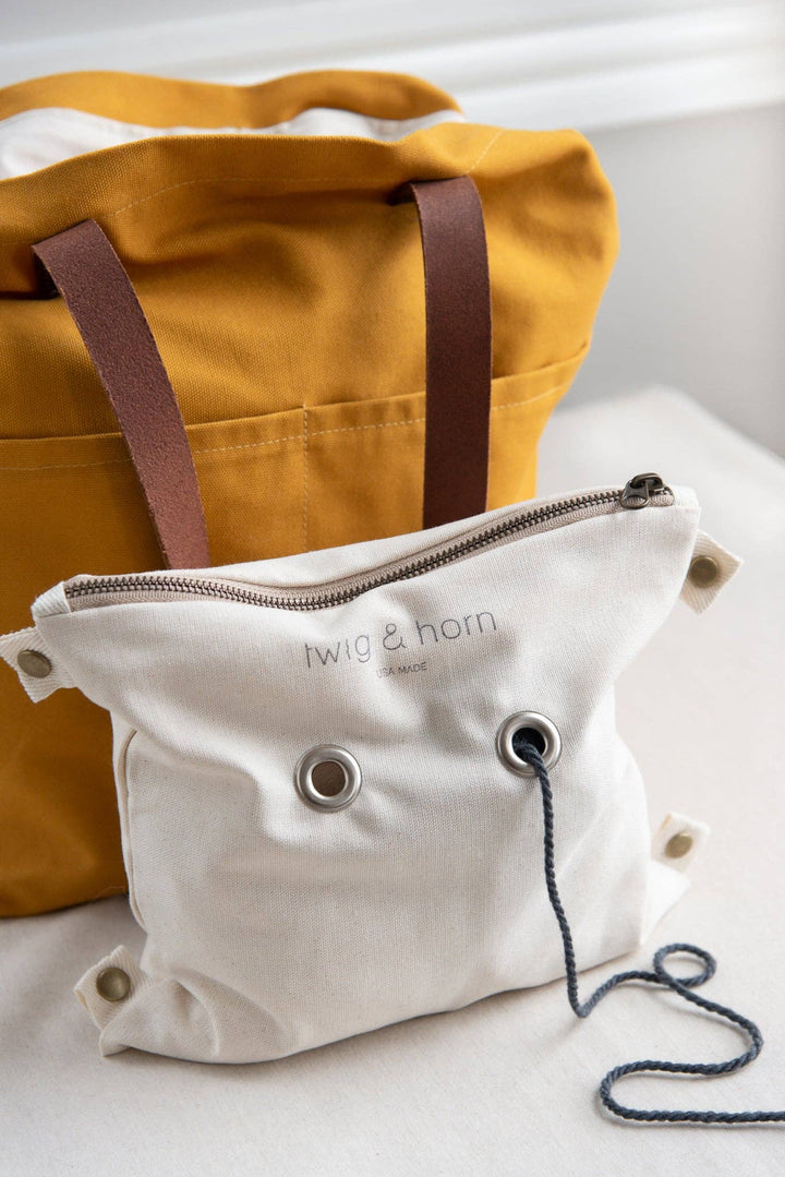 Canvas Crossbody Project Tote