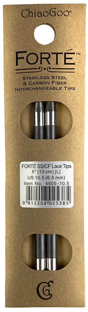 ChiaoGoo Forté lace tips packaging with lace tips inside