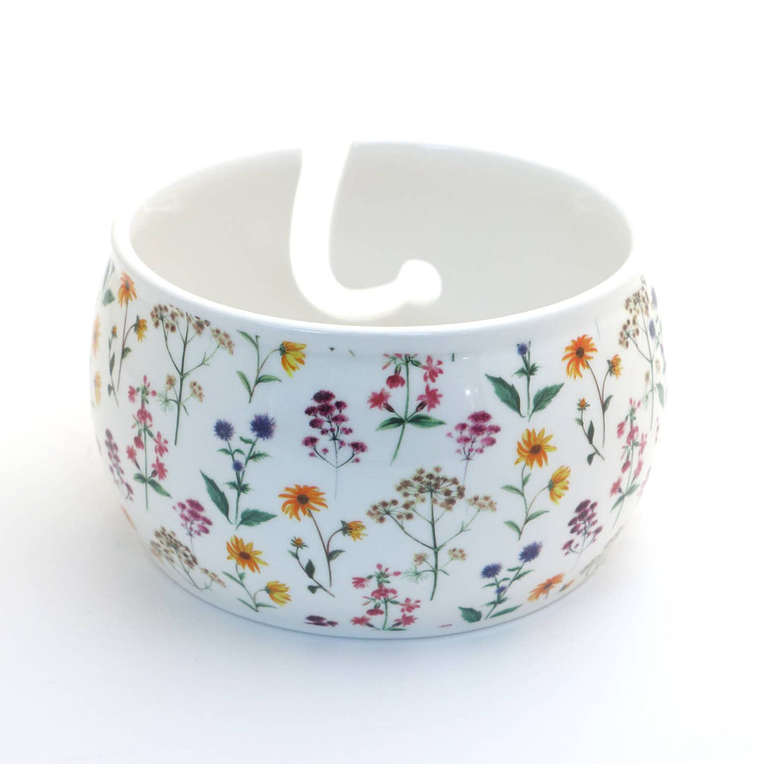 Wilflowers Ceramic Yarn Bowl