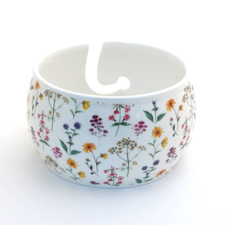 Wilflowers Ceramic Yarn Bowl