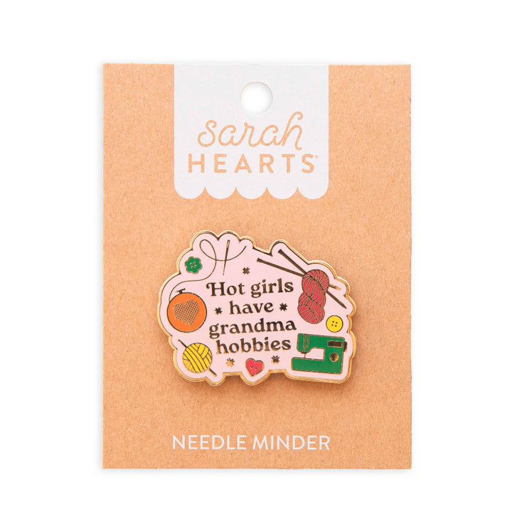 Hot Girls Have Grandma Hobbies Magnetic Needle Minder