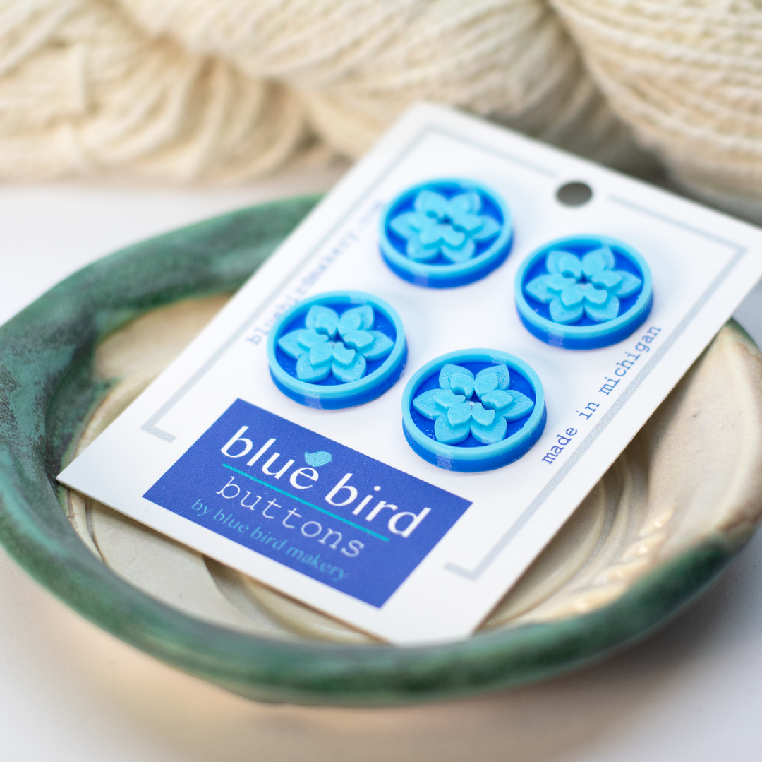 20mm Lotus Buttons