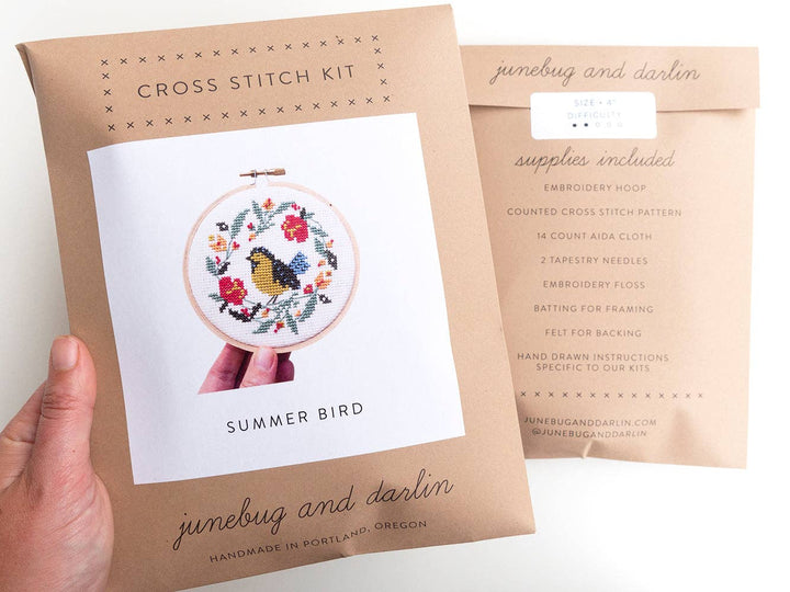 Summer Bird Cross Stitch Kit