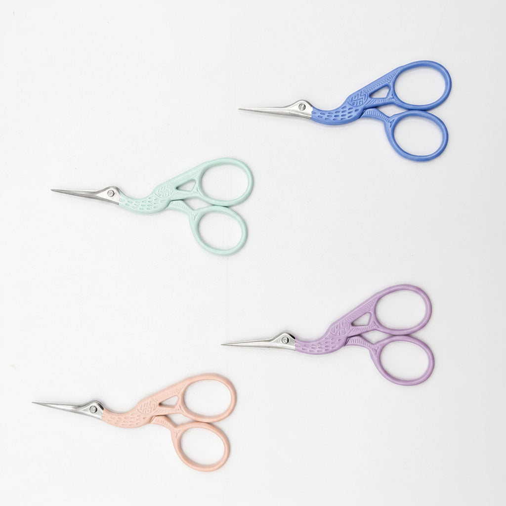 Colorful Stork Scissors