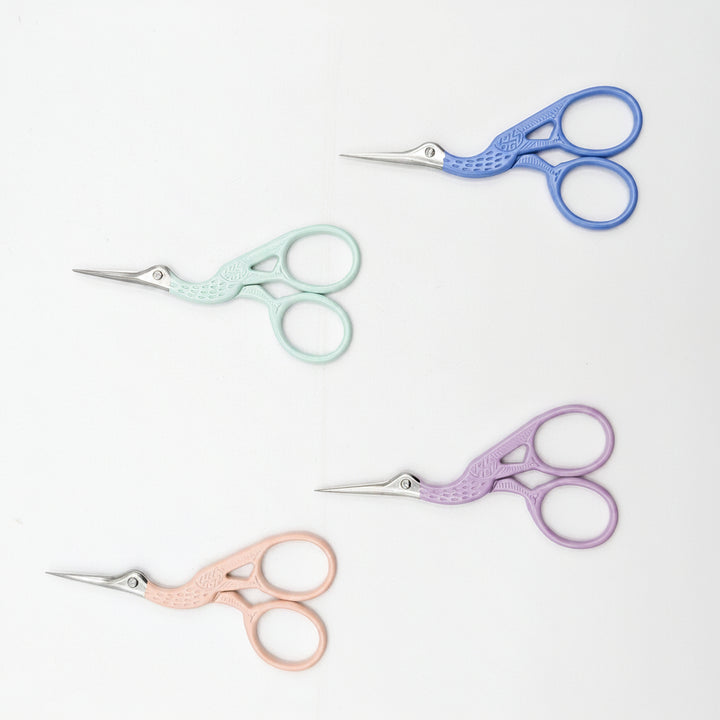 Colorful Stork Scissors