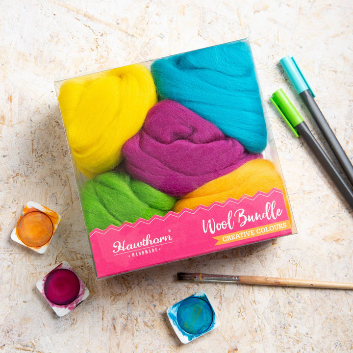 Wool Bundle | Wool Tops for Needle Felting