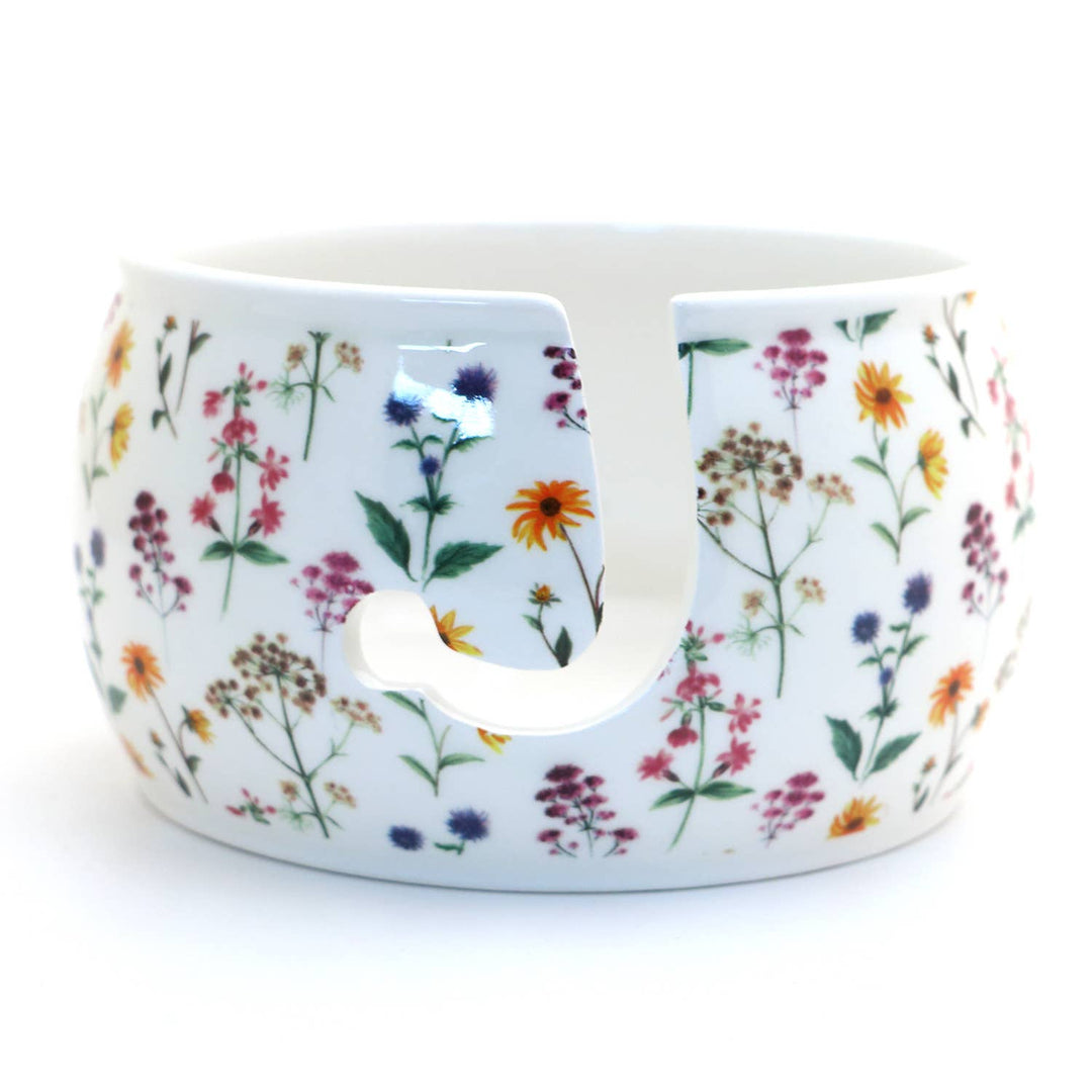 Wilflowers Ceramic Yarn Bowl