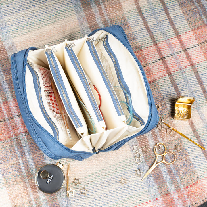 Suede Needle Case