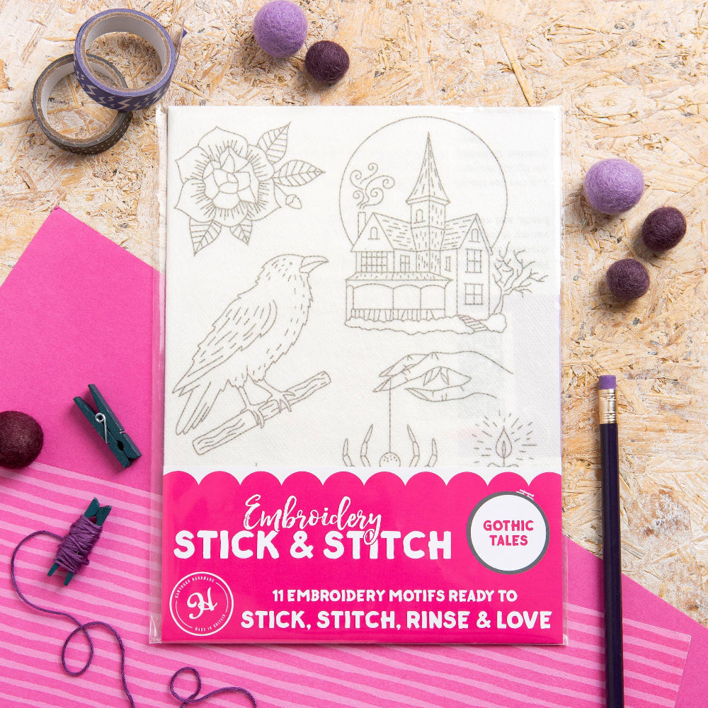 Gothic Tales Stick & Stitch Embroidery Pack