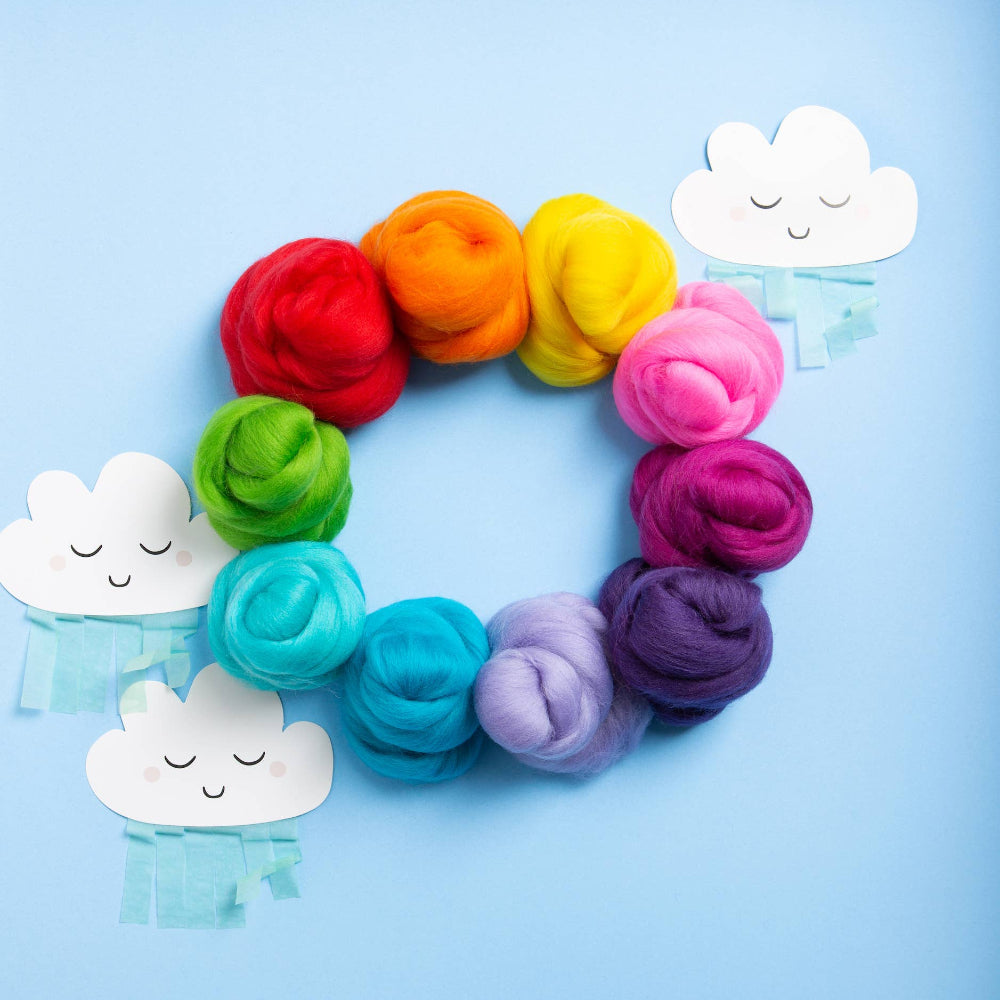 Wool Bundle | Wool Tops for Needle Felting