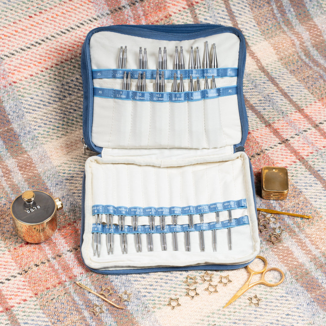 Suede Needle Case