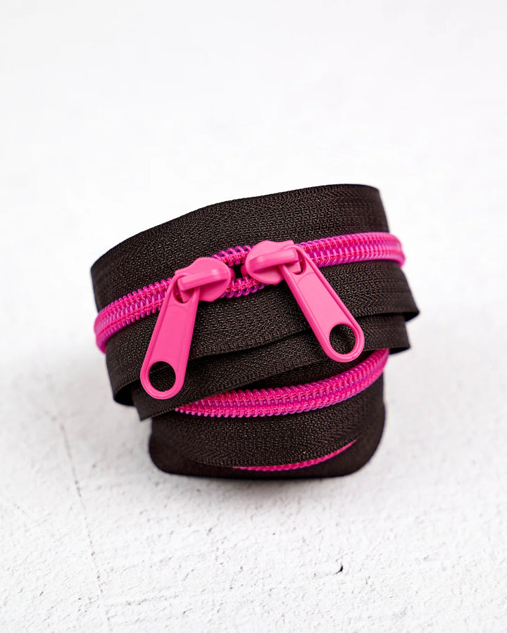 Contrast Zipper