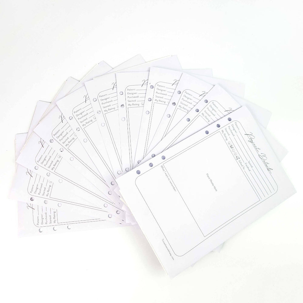 Project Journal Page Refills