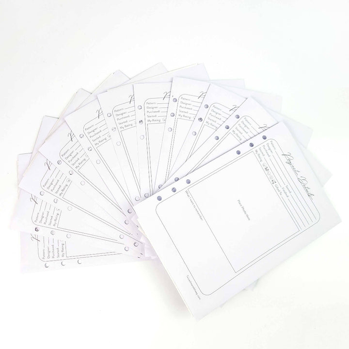 Project Journal Page Refills