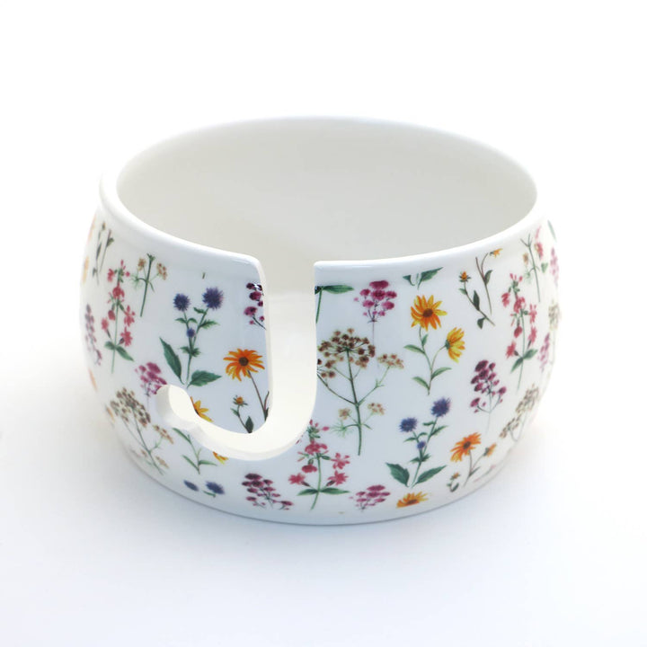 Wilflowers Ceramic Yarn Bowl