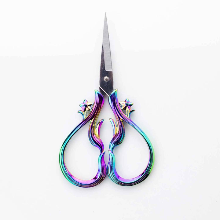 Star dust Rainbow Embroidery Scissors