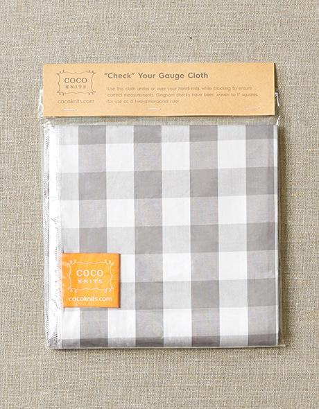 Check Your Gauge Gingham Cloth