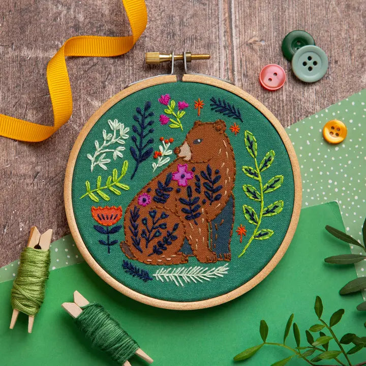Forest Animals Mini Embroidery Kit