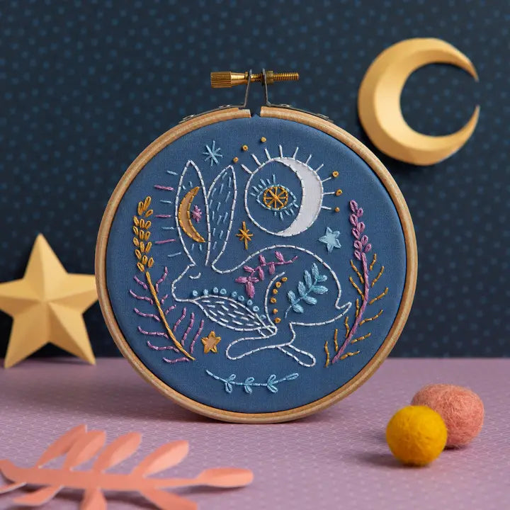 Celestial Animals Mini Embroidery Kit