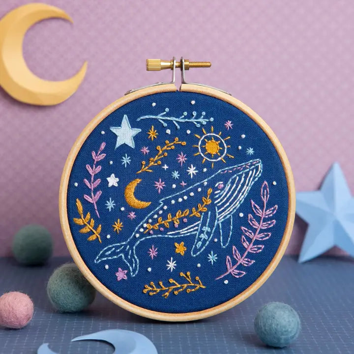 Celestial Animals Mini Embroidery Kit