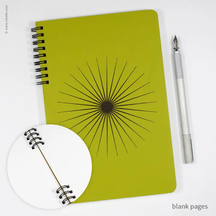 Big Burst Spiral Notebook