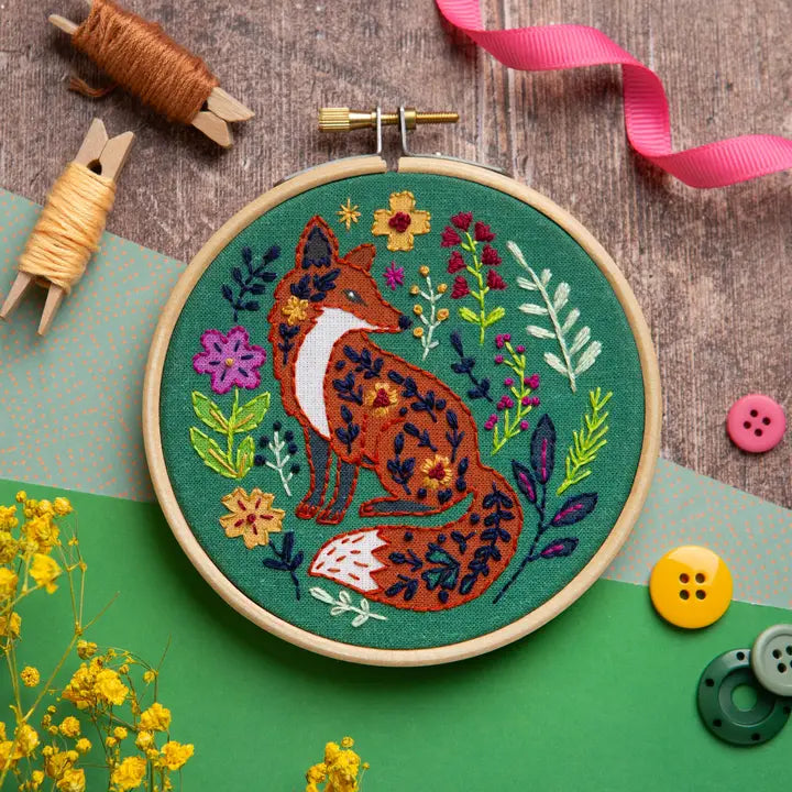 Forest Animals Mini Embroidery Kit