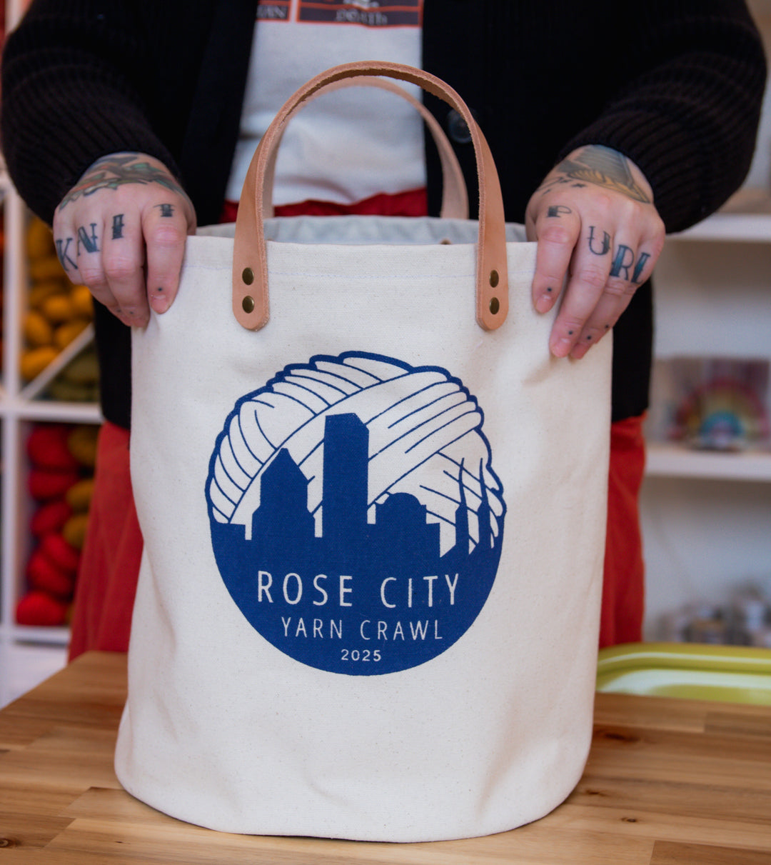 Rose City Yarn Crawl 2025 Bucket Bag - Preorder