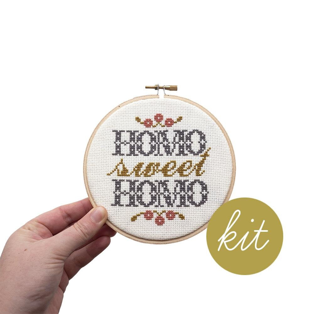 Cross Stitch Kit - Junebug and Darlin