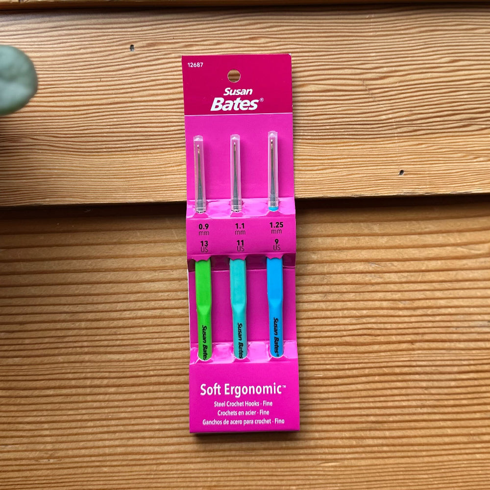 Ergonomic Steelite Crochet Hook Set