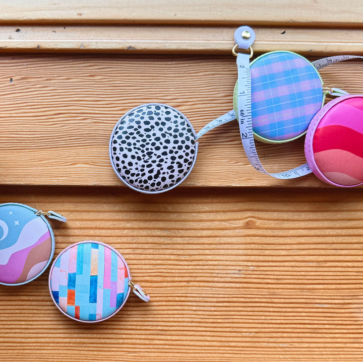 Patterned Mini Tape Measure