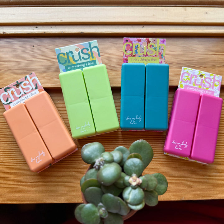 Everything's Fine Stitch Marker Case (Pill & Vitamin Case)