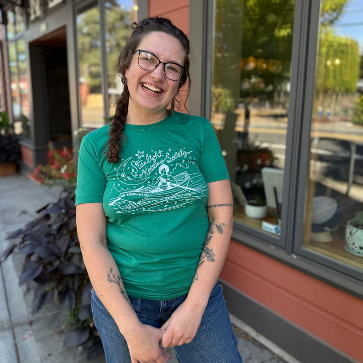 Starla in Boat Green T Shirt - Limited Edition