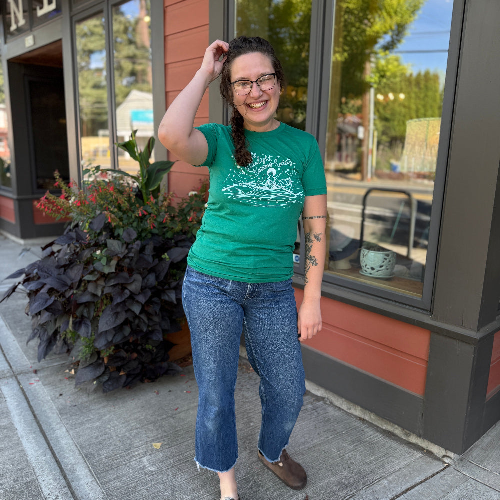 Starla in Boat Green T Shirt - Limited Edition