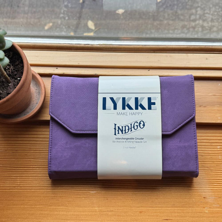 Lykke Indigo Interchangeable Needle Set - Violet Case