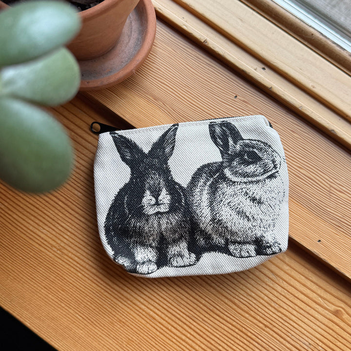 Printed Tiny Zip Pouch