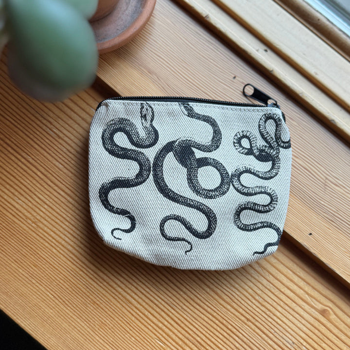 Printed Tiny Zip Pouch