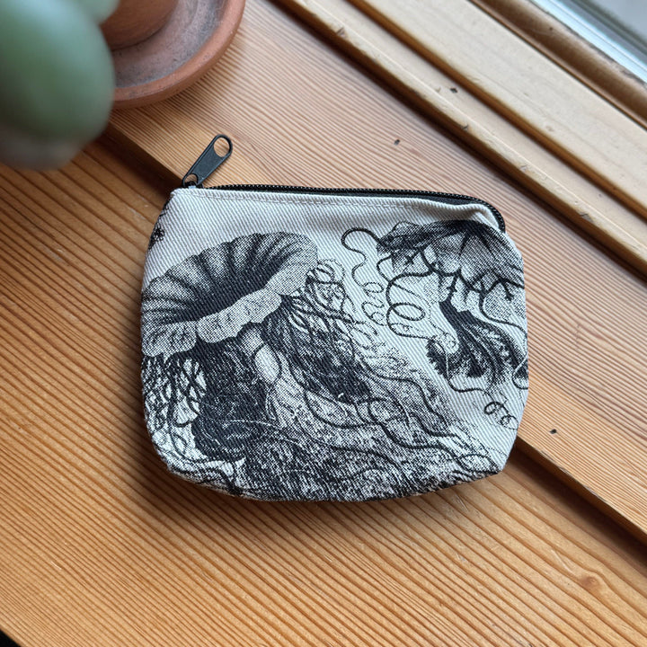 Printed Tiny Zip Pouch