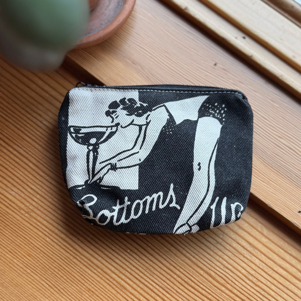 Printed Tiny Zip Pouch