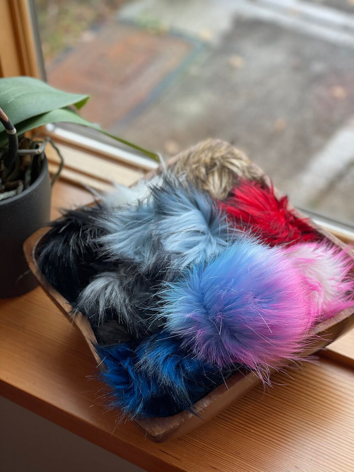 Faux Fur Pom Pom