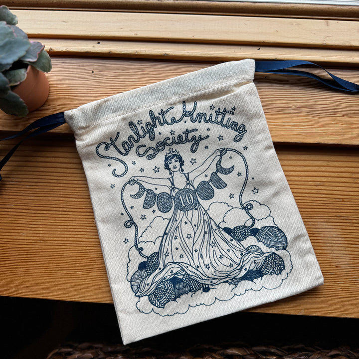 10th Anniversary Starla Drawstring Project Bag