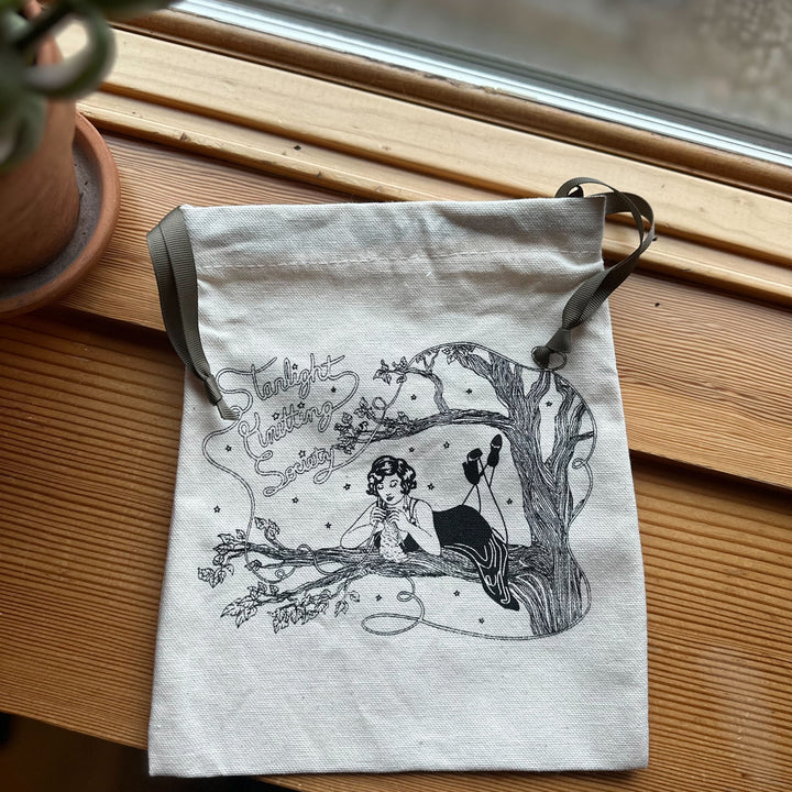 Starla In a Tree Drawstring Project Bag